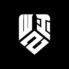 
WZI letter logo design on black background. WZI creative initials letter logo concept. WZI letter design.
 - obrazy, fototapety, plakaty