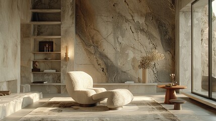 Visualize a chic bedroom sanctuary, where luxury and comfort converge to create a personal haven