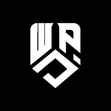 WDP letter logo design on black background. WDP creative initials letter logo concept. WDP letter design.
