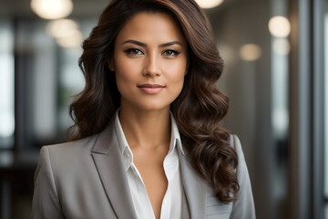 Naklejka premium A portrait of a successful businesswoman