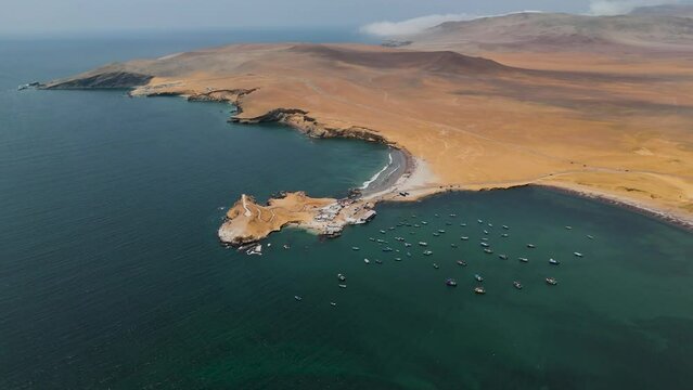 overhead Reserva de Paracas peru