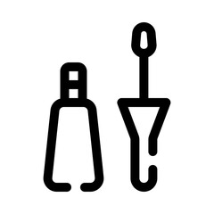 eyeliner line icon