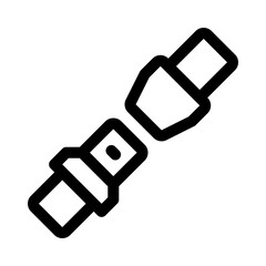 safety belt line icon