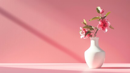 Flower in vase, home interior decor