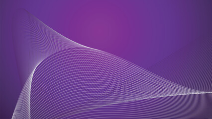 Purple abstract background wallpaper vector image with curve line for backdrop or presentation