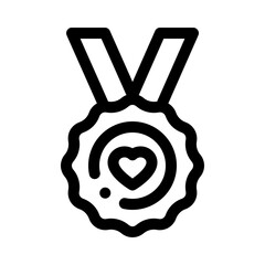 medal line icon