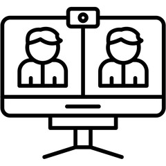 Video Conference Icon