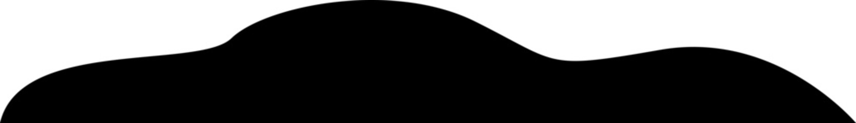 Silhouette of Black Soil Mound