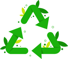 Go Green recycle reuse reduce