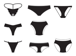 Lingerie, Bra Vector, Panties, Bra Panties Bikini Bundle SVG, Sexy Bra Panties Cut File Cricut, Panties silhouette, Layered Vector