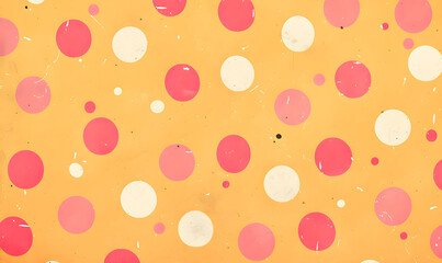 Vintage Texture Dots Background Illustration,Generative AI 