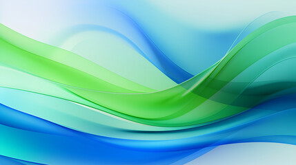Abstract wavy and colorful gradient background with vibrant light indigo and green colors, Abstract backgrounds with green and blue wave, fluid and flowing colorful curves lines