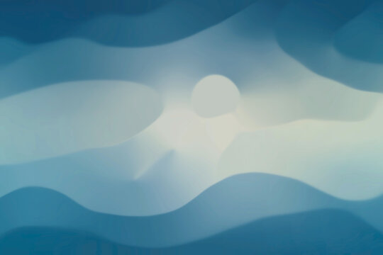 Abstract blue gradient paper textures shine and line curve wave flowing layer element background. Idea for seminar and presentation design, corporate, institution, party, festive etc.,