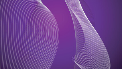 Purple abstract background wallpaper vector image with curve line for backdrop or presentation