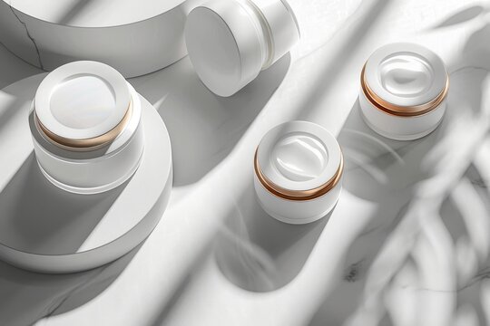 Beauty Face creme. Natural organic Skincare products: Liquid gold skincare lotion, moisture Palmitoyl pentapeptide 4 gel, Nourishing oil serum, blank cream tube Environmental stressors jar pot