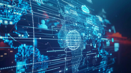 Explore digital transformation, big data, cloud computing, AI technology, and smart industry concepts.