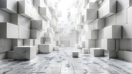 White Cube Cubes Towers in Modern Architectural Design