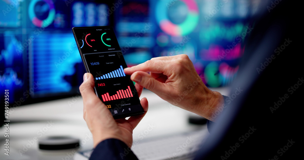 Poster Predictive Business KPI Data Technology Dashboard