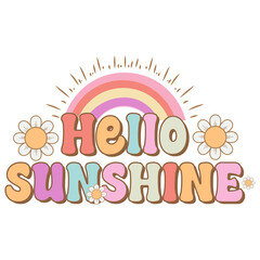 Retro Summer Quotes Design, Summer Quotes Groovy SVG Design, Quotes About Summer, Sunshine, Summer 2024