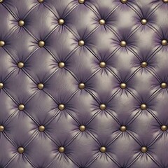 a seamless vector pattern of a leather upholstered sofa with intricate details, set against a background in a shade of purple. Design it to be versatile for cover designs and as a texture reference fo