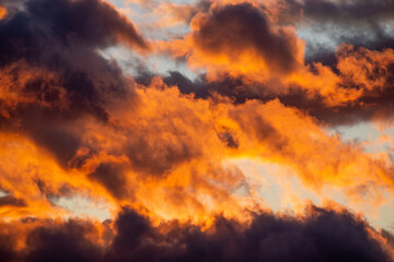 clouds of fire
