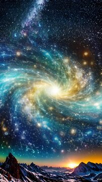  Live Wallpaper f&uuml;r Telefon - Die Spiralgalaxie.