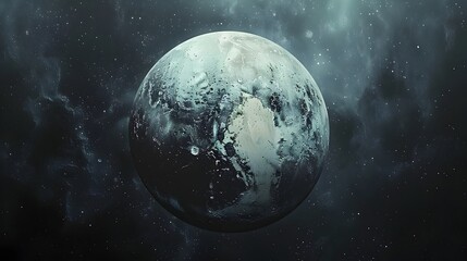 Obraz premium Abstract Earth in Space with Evocative Textures