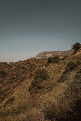 Amazing view of mountains and hills in Los Angeles, California