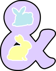 Easter Font Collection: Ampersand Alphabet Design