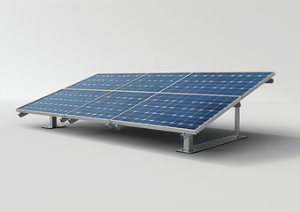 solar panel panel on a white background