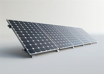 solar panel panel on a white background