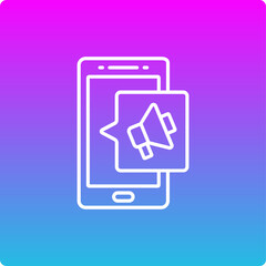 Mobile Marketing Icon