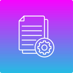 Fototapeta premium File Management Icon