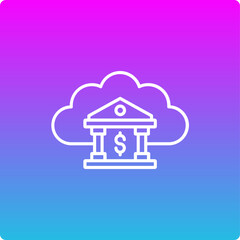 Cloud Banking Icon