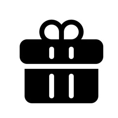 gift in solid style