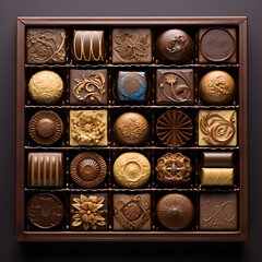 Luxurious Assorted Box of Chocolates: A Symphony of Richness and Decadence