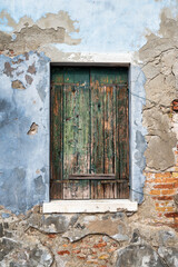 Old Wooden Shutter Window