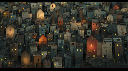 An illustration of the housing shortage - affordable living space is rare