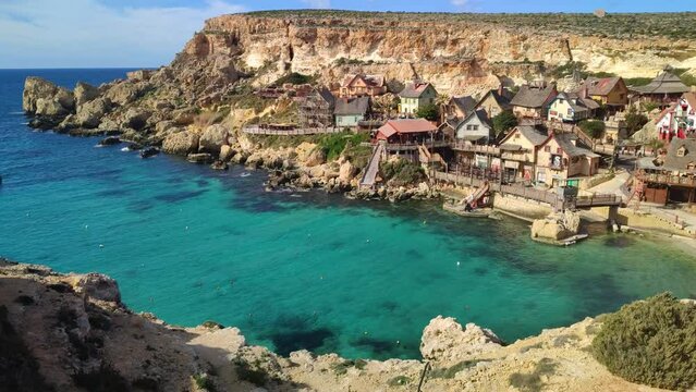 famous Popeye village in Malta