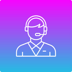 Call Center Agent Icon