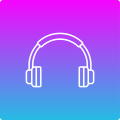 Fototapeta premium Headphone Icon