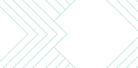 Abstract white and green background design with layers of Geometric squares with digital connection of lines futuristic digital landscape with lines. Futuristic geometric shape realistic lines