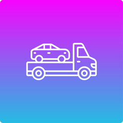 Obraz premium Car Towing Icon