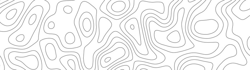 Abstract white topography vector background. Topographic map. Geographic mountain relief. counter map wavy line paper textrue. grid curve line abstract vector illustration .