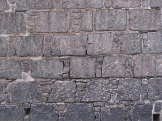 Granite wall - frontal view