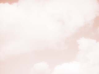Beige Sky Cloud Background Heaven White Fluffy Spring Pink Cream Color Gradient Pastel Abstract Summer Landscape Heaven Nature Winter Light Space Mockup Cosmetic Beauty Pattern Texture Nude Color.