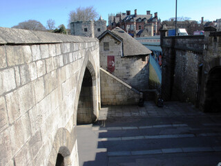 Bridge over river ouse - station road - York - England - UK