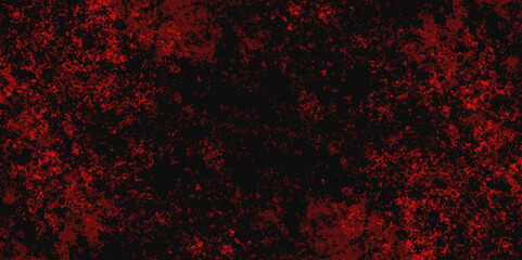 Abstract red marble on black background. Dark grunge textured red concrete wall background. gray and red granite tiles floor on red background. gloomy black and red colors background for design.