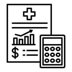 Fototapeta premium Expenses Icon