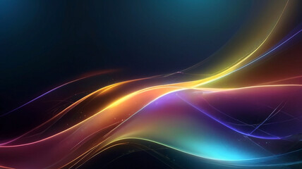 Fototapeta premium Abstract hi tech background with iridescent colors